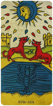 Carta do Tarot A Lua
