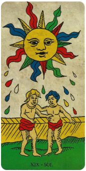 Carta do Tarot O Sol