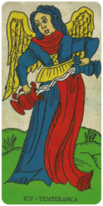 carta do Tarot a Temperança