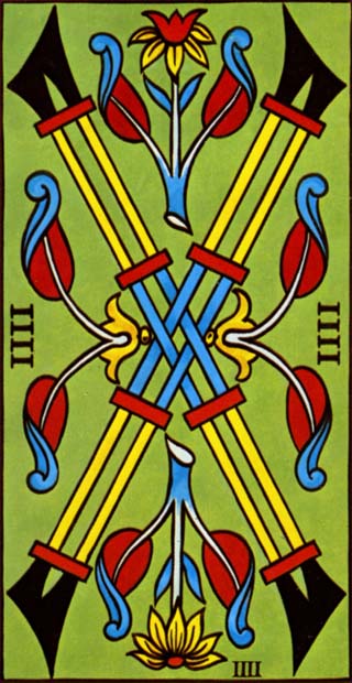 quatro de paus tarot