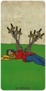 10 De Espadas No Tarot - Significado Da Carta  iQuilibrio