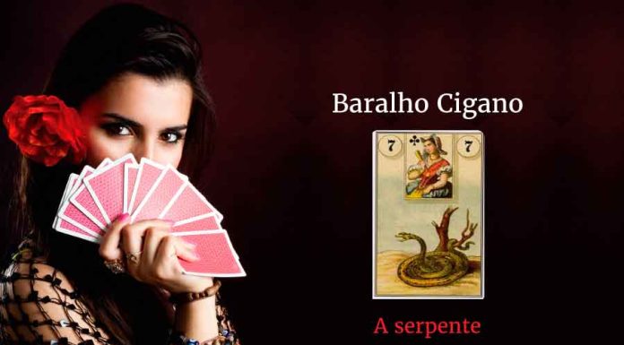 Conheça a Carta A Serpente no Baralho Cigano a serpente baralho cigano