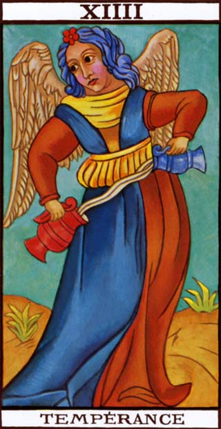 a temperança tarot