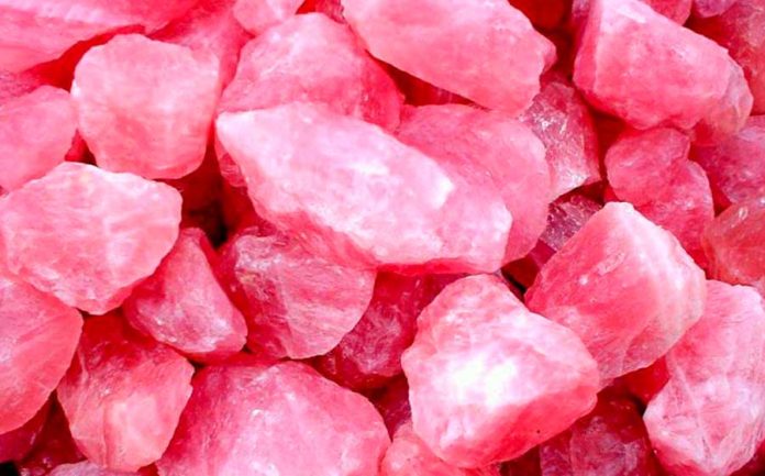 pedra quartzo rosa