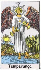 a temperança waite no tarot