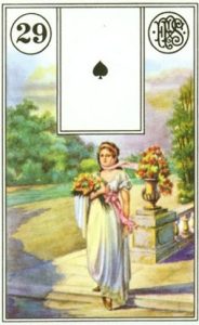 29 - A Mulher - Baralho Cigano - Petit Lenormand - Caotize-se