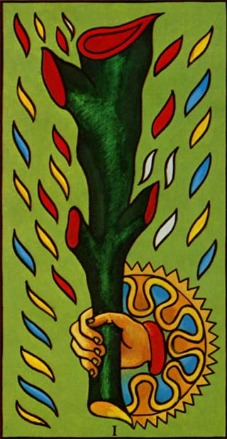 ás de paus tarot