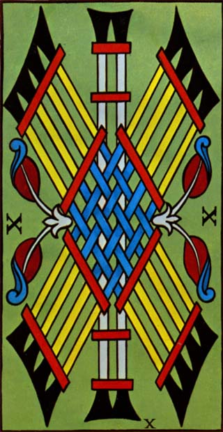 dez de paus tarot