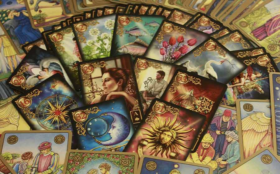 Jogo de Tarot Cigano Grátis  cartas ciganas - Tarot de Marselha