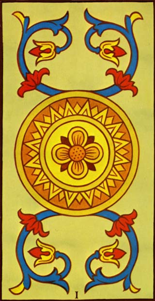 ás de ouros tarot