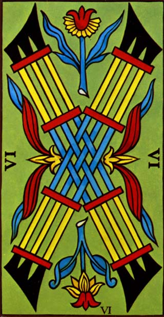 seis de paus tarot