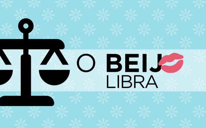 beijo do signo de libra