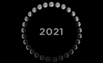 Calendário lunar 2021 – Rosa Valadarez