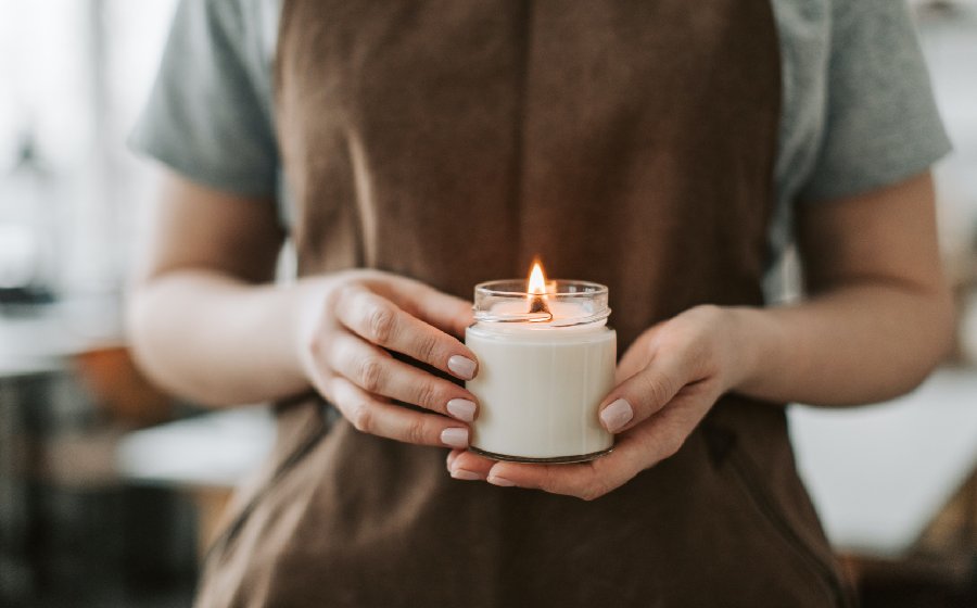 Como usar velas aromáticas