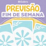 Previsão fim de semana 01 a 03 de Dezembro