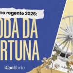 Arcano regente de 2026: o que a Roda da Fortuna revela para este ano Imagem institucional da iQui, com o Arcano Roda da Fortuna e texto