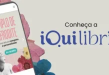 A iQuilibrio nasceu para te ajudar: conheça nossa história e serviços Imagem institucional que mostra um celular acessando o site iQui. Também lê-se "Conheça a iQuilibrio"