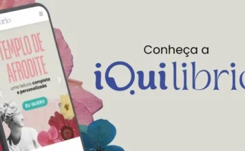A iQuilibrio nasceu para te ajudar: conheça nossa história e serviços Imagem institucional que mostra um celular acessando o site iQui. Também lê-se "Conheça a iQuilibrio"