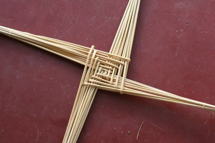Uma Cruz de Brigit, símbolo do Sabbat Imbolc